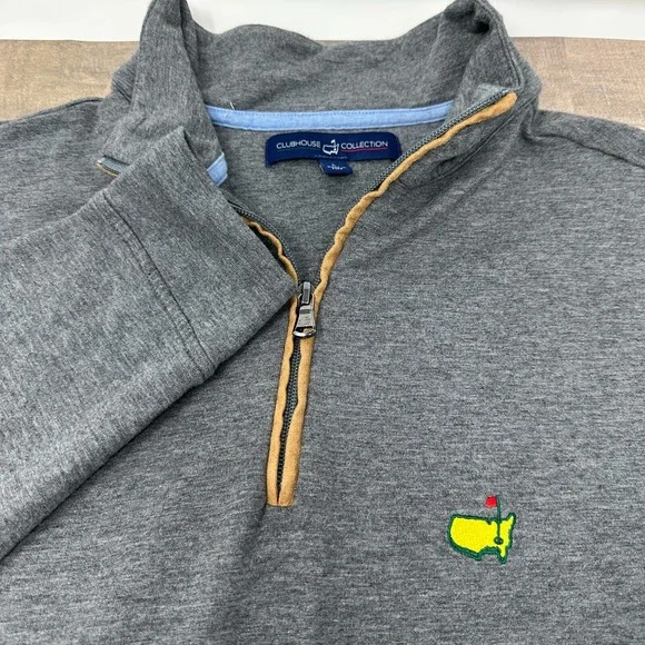 Masters Clubhouse Collection 1/4 Zip Augusta National Golf Pullover Men's Large - Picture 1 of 6